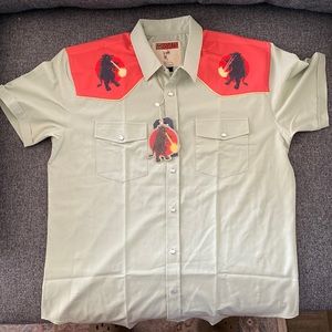 RSVLTS x Justin Warner. Button up. New with tags